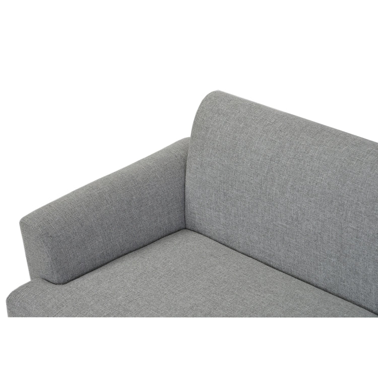 [JPN Warehouse] Natural Wood Leg Compact Living Room Double Sofa with Armrests, Size: 124 x 64 x 57.5cm