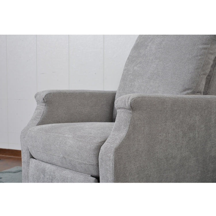 [JPN Warehouse] Household Living Room Single Sofa Reclining Chairs with Armrests & Retractable Footstool, Size: 92 x 66cm