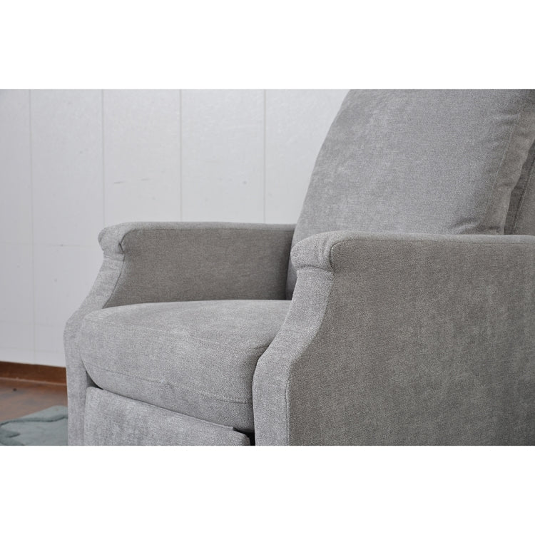 [JPN Warehouse] Household Living Room Single Sofa Reclining Chairs with Armrests & Retractable Footstool, Size: 92 x 66cm