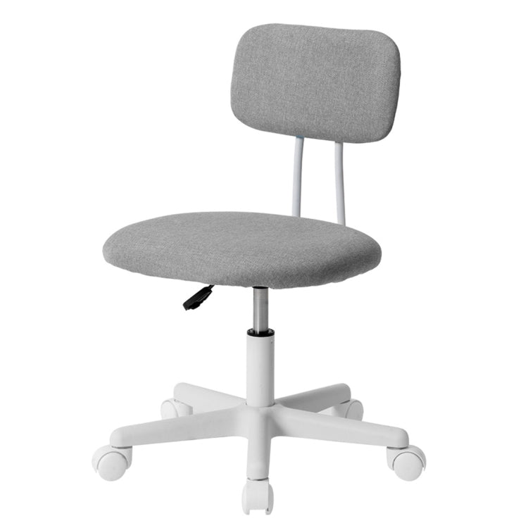 [JPN Warehouse] Swivel Lift Chairs Office Chairs Desk Chairs with Casters, Size: 45 x 42cm, Height Range: 70.5-79.5cm(Grey)