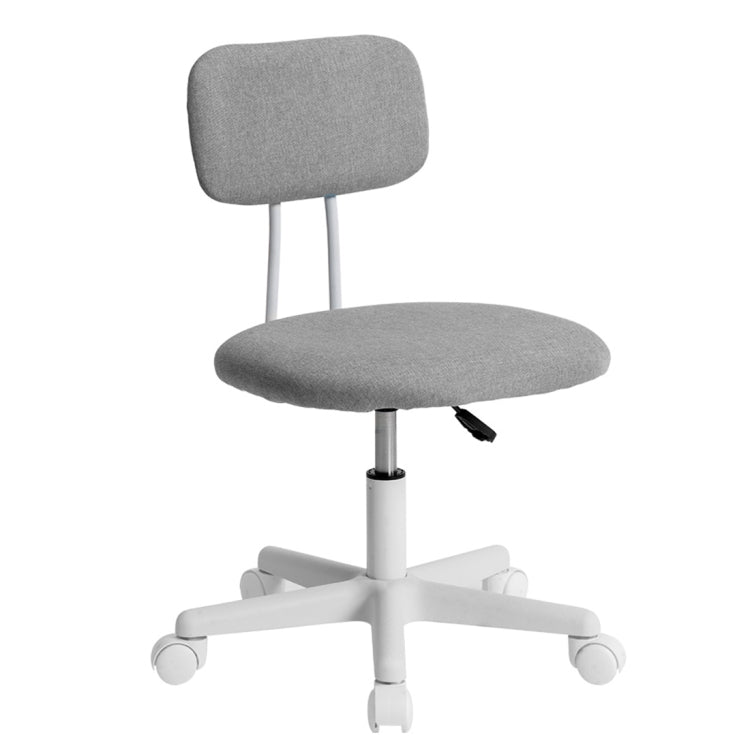 [JPN Warehouse] Swivel Lift Chairs Office Chairs Desk Chairs with Casters, Size: 45 x 42cm, Height Range: 70.5-79.5cm(Grey)