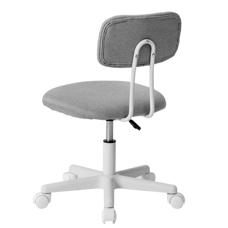 [JPN Warehouse] Swivel Lift Chairs Office Chairs Desk Chairs with Casters, Size: 45 x 42cm, Height Range: 70.5-79.5cm(Grey)