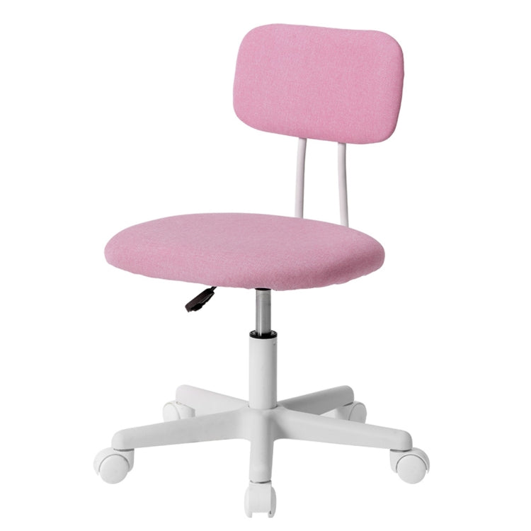[JPN Warehouse] Swivel Lift Chairs Office Chairs Desk Chairs with Casters, Size: 45 x 42cm, Height Range: 70.5-79.5cm(Pink)