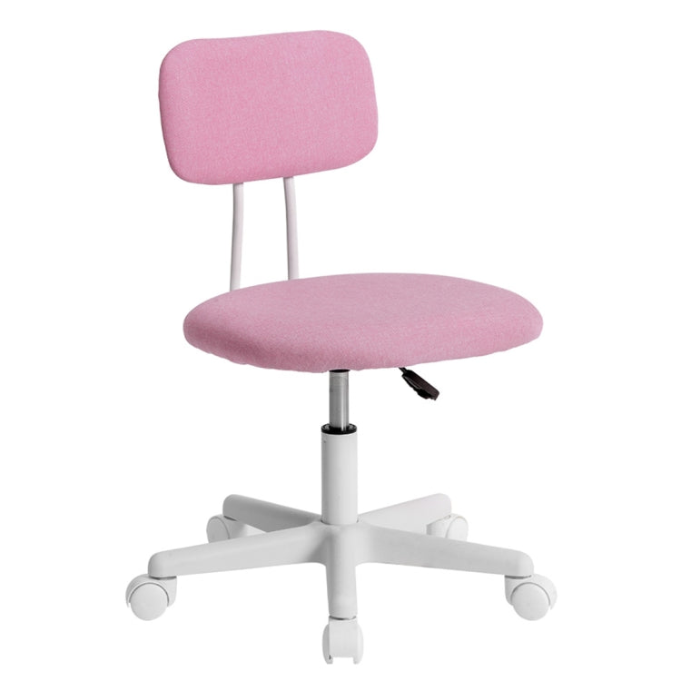 [JPN Warehouse] Swivel Lift Chairs Office Chairs Desk Chairs with Casters, Size: 45 x 42cm, Height Range: 70.5-79.5cm(Pink)