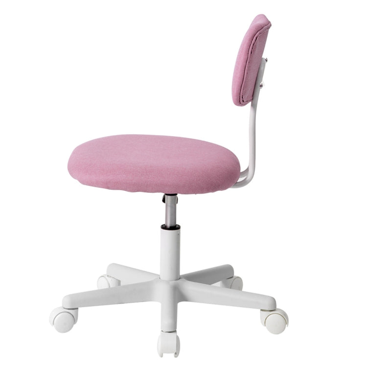 [JPN Warehouse] Swivel Lift Chairs Office Chairs Desk Chairs with Casters, Size: 45 x 42cm, Height Range: 70.5-79.5cm(Pink)
