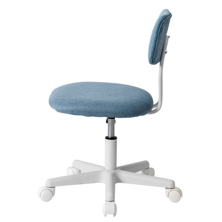 [JPN Warehouse] Swivel Lift Chairs Office Chairs Desk Chairs with Casters, Size: 45 x 42cm, Height Range: 70.5-79.5cm(Baby Blue)