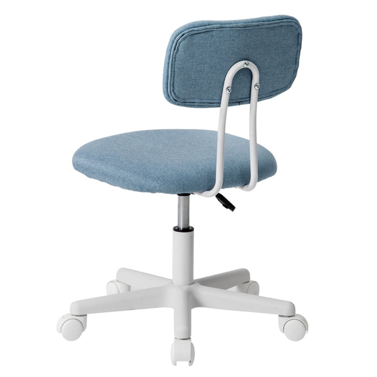 [JPN Warehouse] Swivel Lift Chairs Office Chairs Desk Chairs with Casters, Size: 45 x 42cm, Height Range: 70.5-79.5cm(Baby Blue)