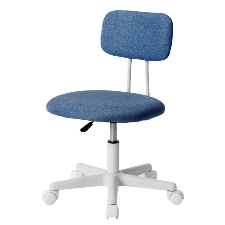 [JPN Warehouse] Swivel Lift Chairs Office Chairs Desk Chairs with Casters, Size: 45 x 42cm, Height Range: 70.5-79.5cm(Navy Blue)