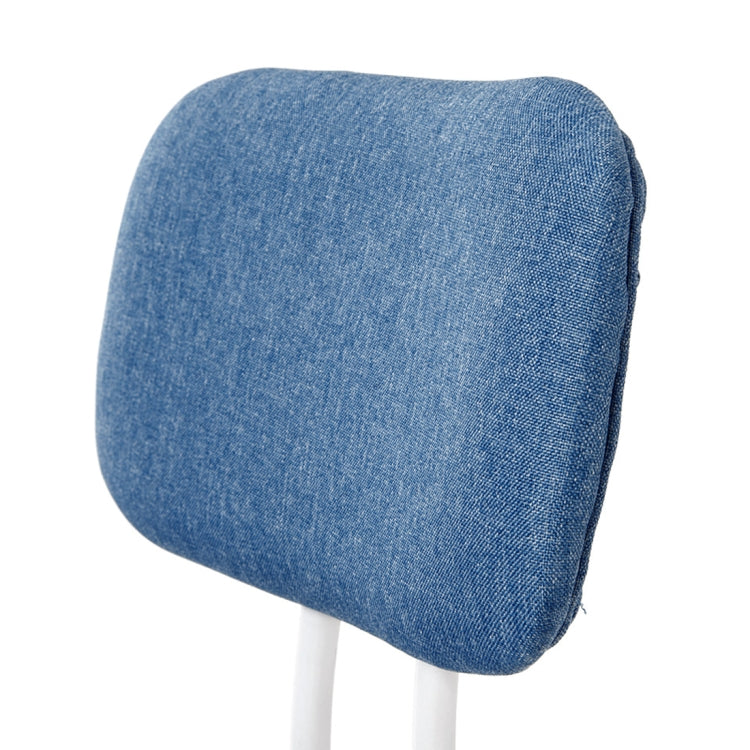 [JPN Warehouse] Swivel Lift Chairs Office Chairs Desk Chairs with Casters, Size: 45 x 42cm, Height Range: 70.5-79.5cm(Navy Blue)