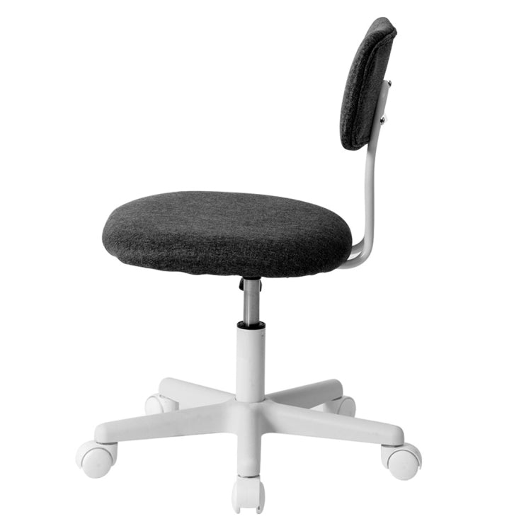 [JPN Warehouse] Swivel Lift Chairs Office Chairs Desk Chairs with Casters, Size: 45 x 42cm, Height Range: 70.5-79.5cm(Black)