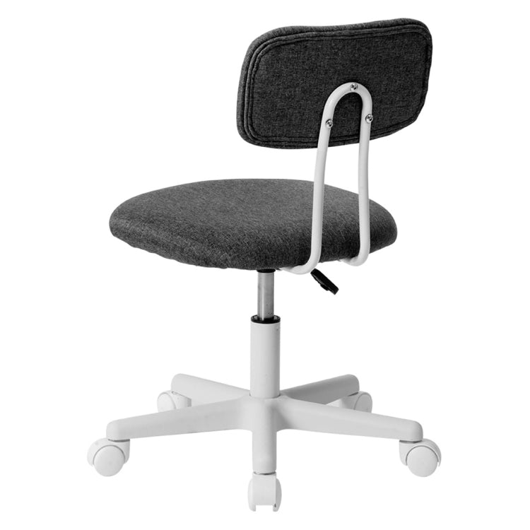 [JPN Warehouse] Swivel Lift Chairs Office Chairs Desk Chairs with Casters, Size: 45 x 42cm, Height Range: 70.5-79.5cm(Black)