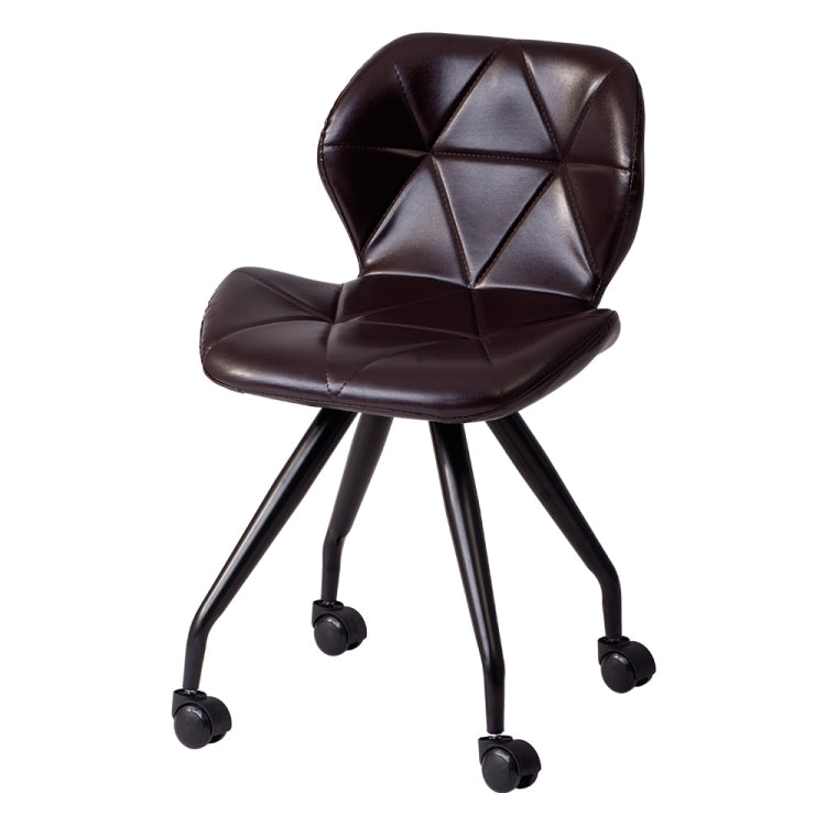 [JPN Warehouse] PU Leather Office Chairs with Casters, Size: 73.5 x 48 x 36cm