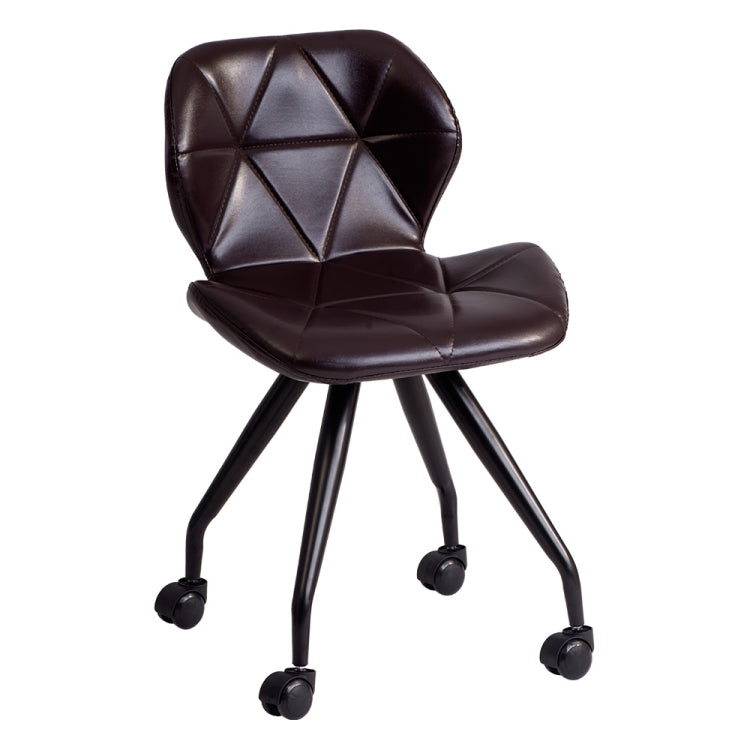 [JPN Warehouse] PU Leather Office Chairs with Casters, Size: 73.5 x 48 x 36cm