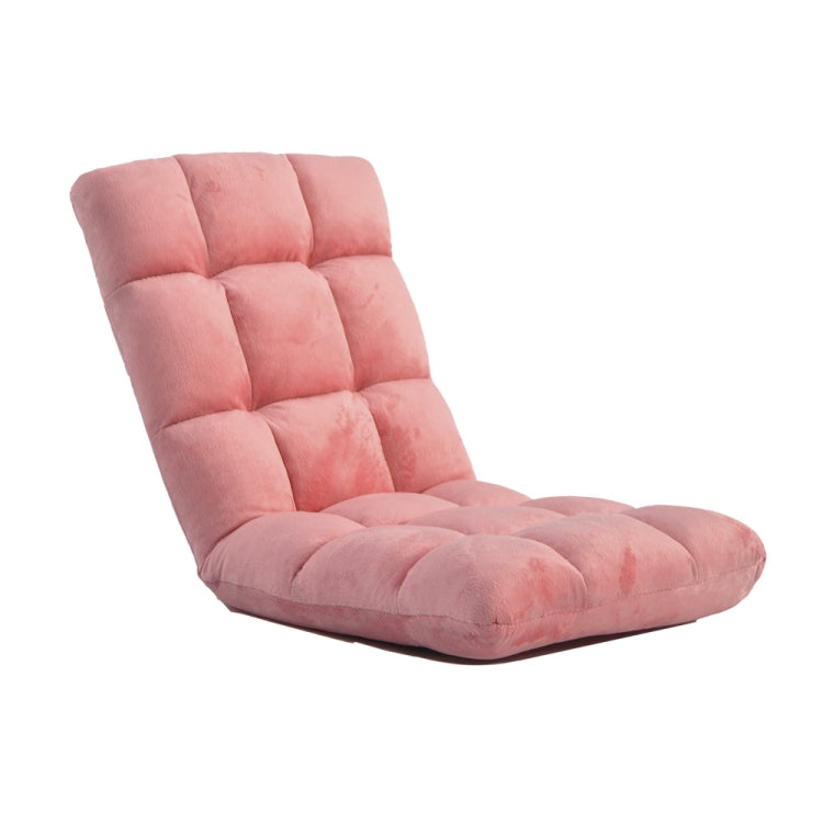 [JPN Warehouse] Lazy Sofa Chairs Tatami Compact Floor Chairs Flannel Seat, Size: 99 x 42 x 55cm (Pink)