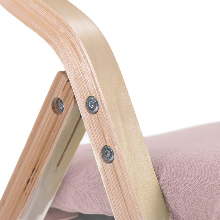 [JPN Warehouse] Household Living Room Wooden Dining Chairs Foldable Chairs with Detachable Chairs Cover & Armrest, Size: 78 x 56.5 x 48cm