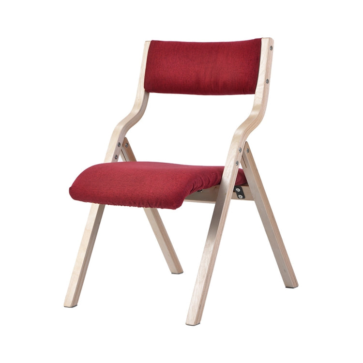 [JPN Warehouse] Household Living Room Wooden Dining Chairs Foldable Chairs with Detachable Chairs Cover & Armrest, Size: 78 x 56.5 x 48cm