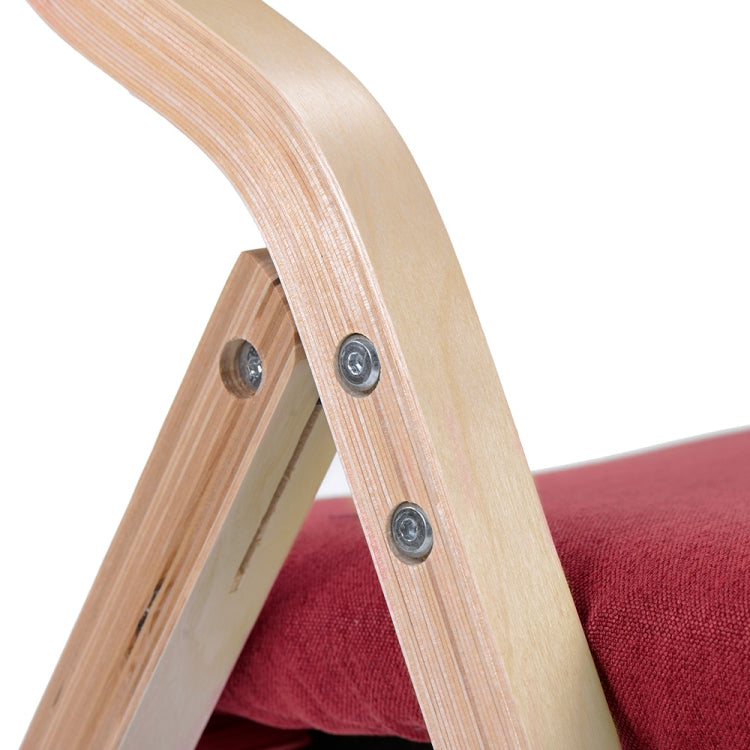 [JPN Warehouse] Household Living Room Wooden Dining Chairs Foldable Chairs with Detachable Chairs Cover & Armrest, Size: 78 x 56.5 x 48cm