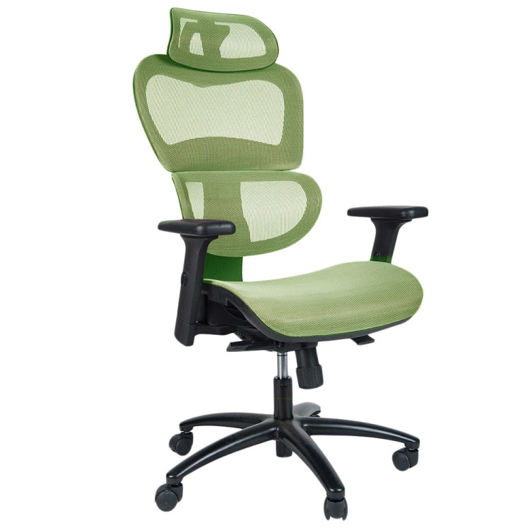 [JPN Warehouse] Y-shaped Net-back Office Chairs Swivel Lift Chairs with Armrests & Headrest, Seat Size: 66 x 50cm, Height Range: 115-131cm
