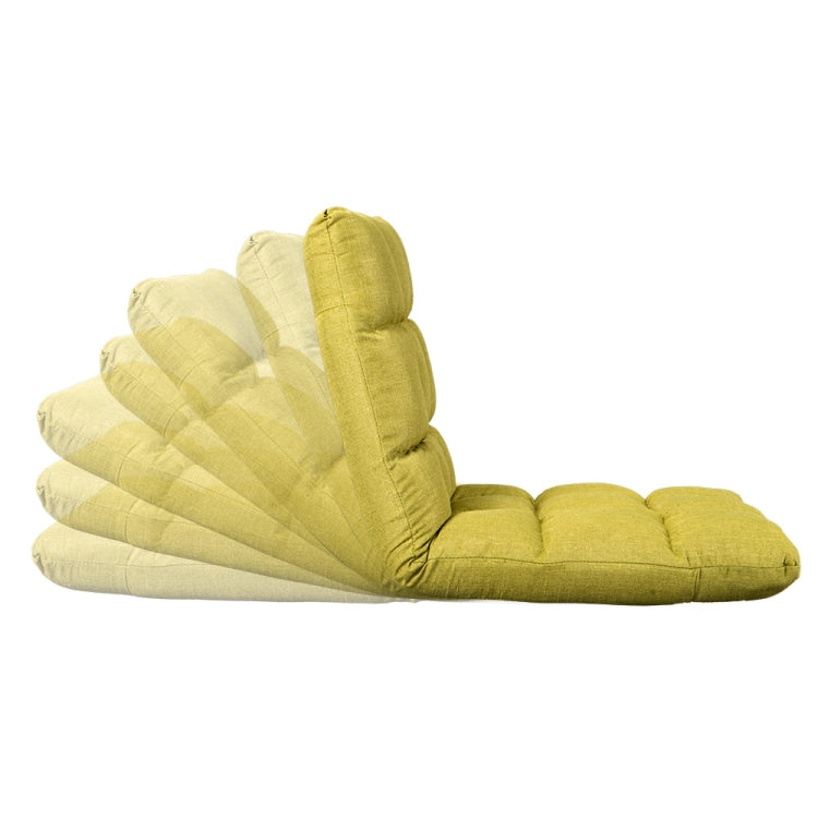 [JPN Warehouse] Lazy Sofa Chairs Tatami Compact Floor Chairs Fabric Seat, Size: 100 x 43 x 51cm