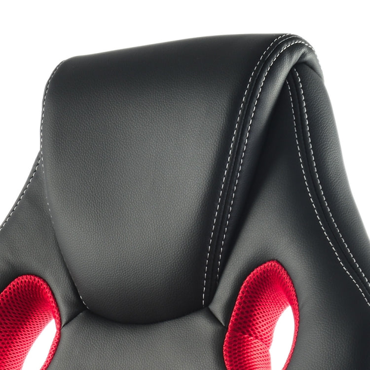 [JPN Warehouse] Swivel Lift Chairs Reclining Leisure PU Leather Office Chairs Game Chairs with Armrests & Casters, Size: 62 x 51cm, Height Range: 107-115cm (Blue)