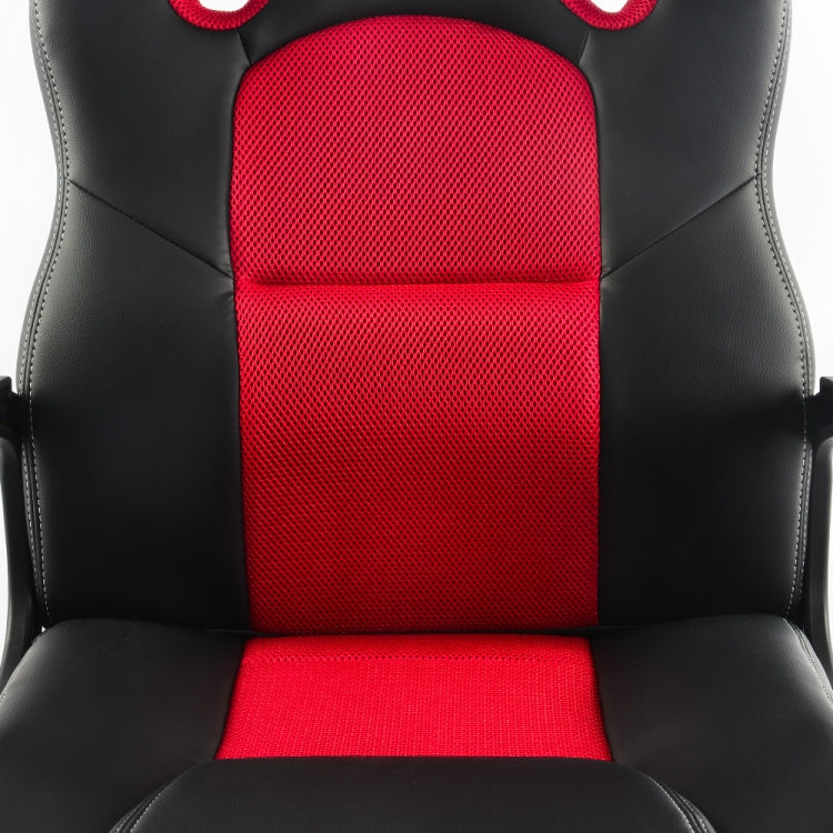 [JPN Warehouse] Swivel Lift Chairs Reclining Leisure PU Leather Office Chairs Game Chairs with Armrests & Casters, Size: 62 x 51cm, Height Range: 107-115cm (Blue)