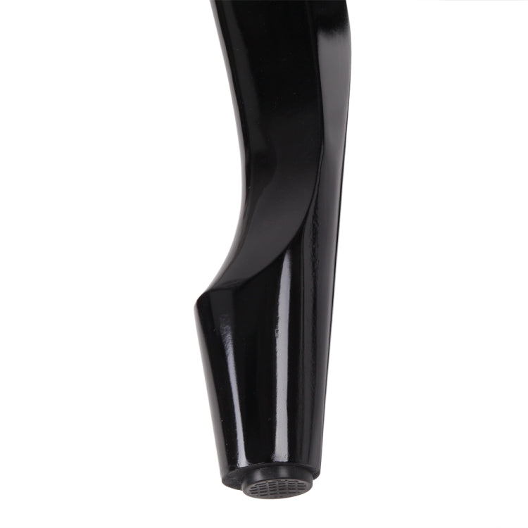 [US Warehouse] Curved Leg PU Leather Double Piano Stool with Bookcase, Size: 74.9 x 48 x 35cm