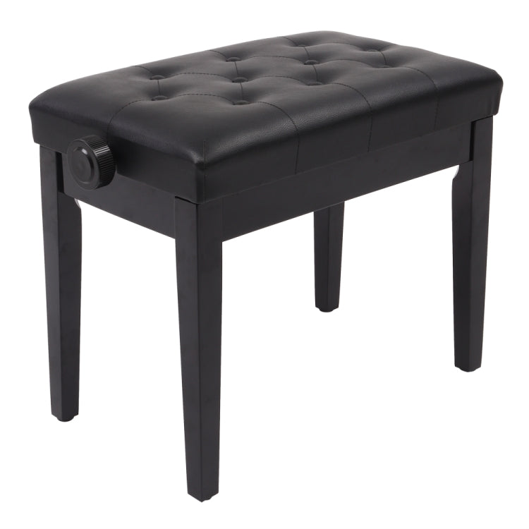 [US Warehouse] Lifting Adjustable PU Leather Single Piano Stool without Bookcase, Size: 55.9 x 44.4 x 34cm