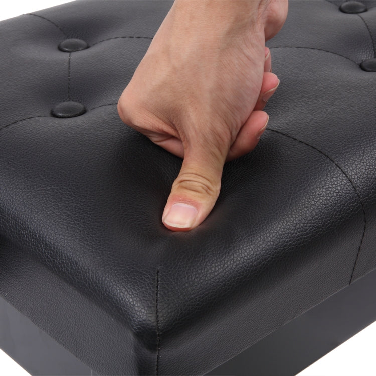 [US Warehouse] Lifting Adjustable PU Leather Single Piano Stool without Bookcase, Size: 55.9 x 44.4 x 34cm