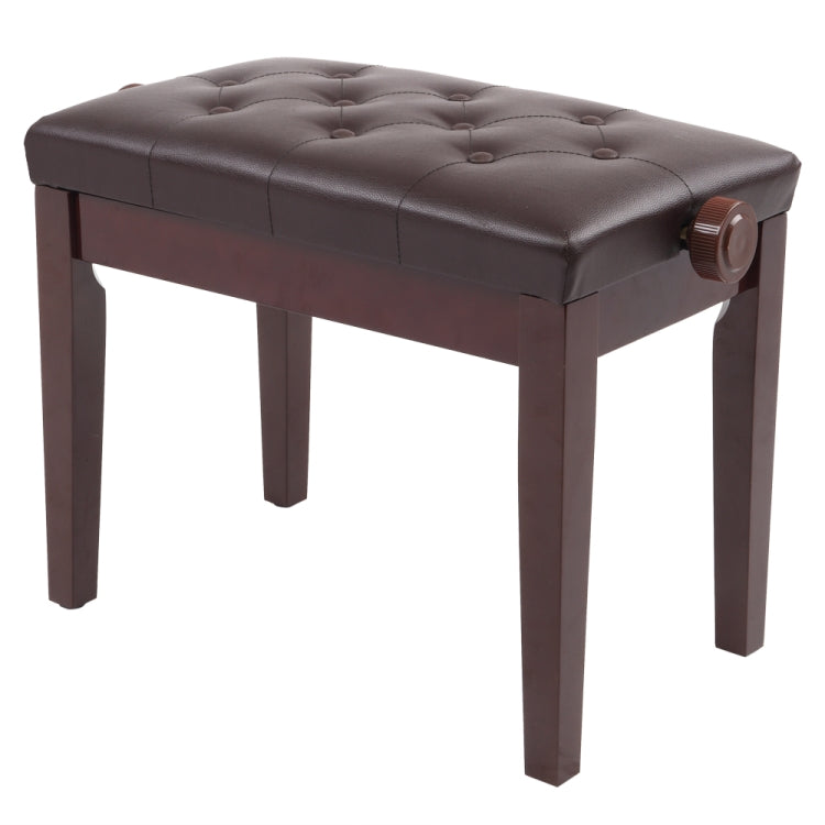 [US Warehouse] Lifting Adjustable PU Leather Single Piano Stool without Bookcase, Size: 55.9 x 44.4 x 34cm