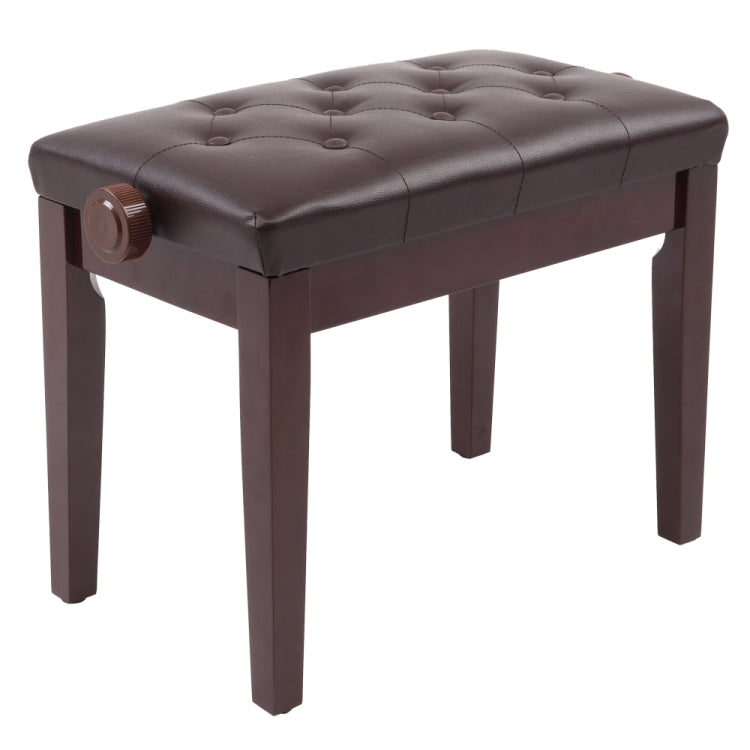 [US Warehouse] Lifting Adjustable PU Leather Single Piano Stool without Bookcase, Size: 55.9 x 44.4 x 34cm