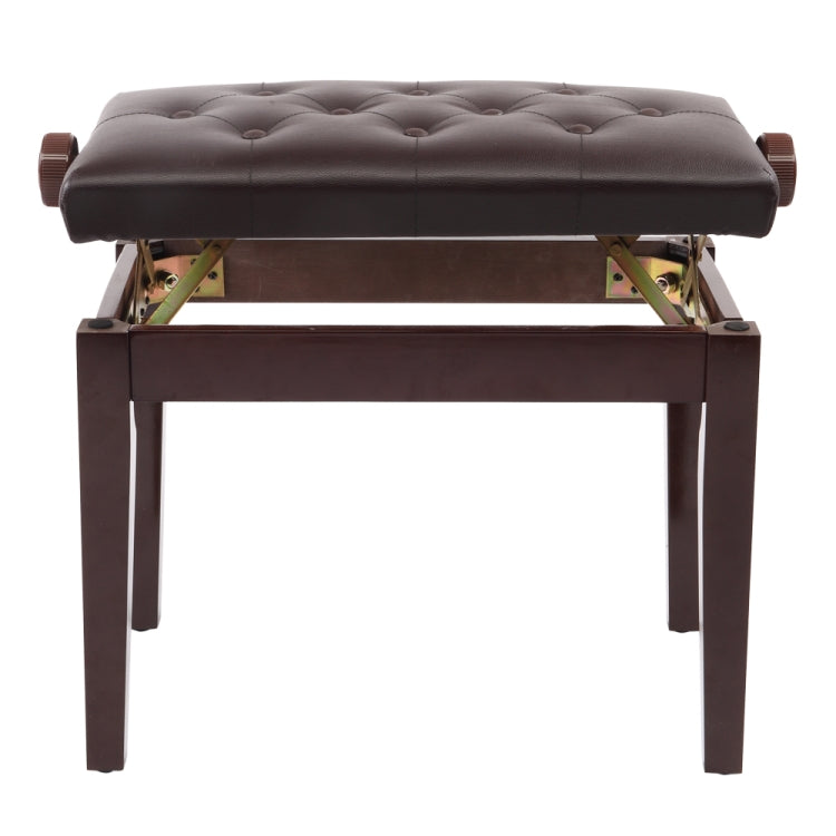 [US Warehouse] Lifting Adjustable PU Leather Single Piano Stool without Bookcase, Size: 55.9 x 44.4 x 34cm