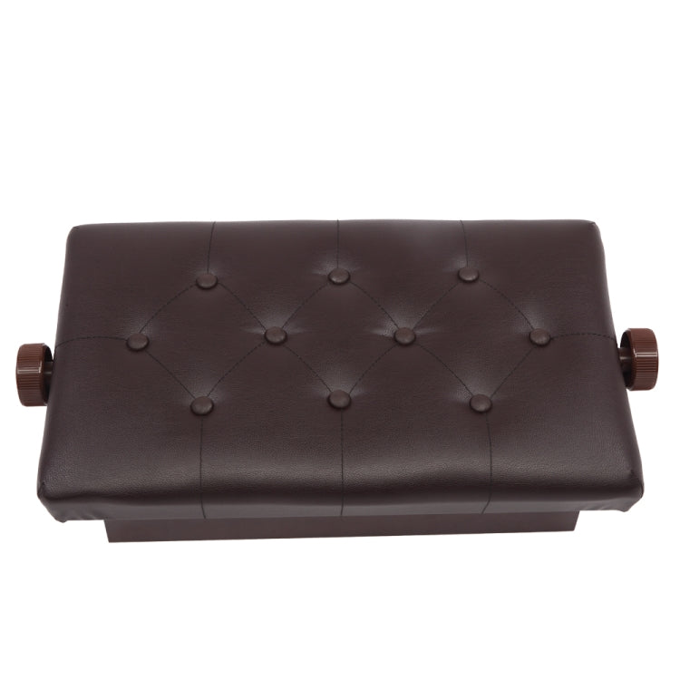 [US Warehouse] Lifting Adjustable PU Leather Single Piano Stool without Bookcase, Size: 55.9 x 44.4 x 34cm