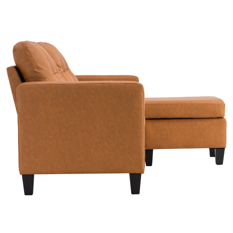 [US Warehouse] Fabric Lazy Sofa Multifunctional Free Combination Three-seat Sofa Bed, Size: 195.6 x 126 x 88cm