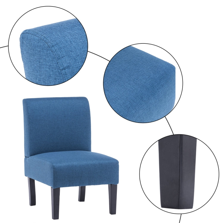 [US Warehouse] Fabric Single Lounge Chairs without Armrests, Size: 80 x 68 x 50cm