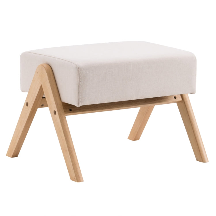 [US Warehouse] Casual Single Low Stool Small Wooden Feet Ottoman, Size: 54 x 50 x 37.6cm