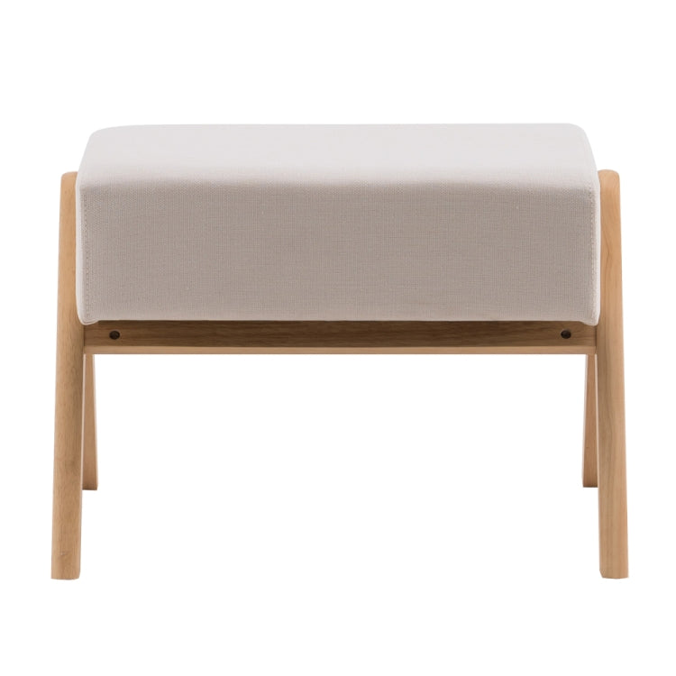 [US Warehouse] Casual Single Low Stool Small Wooden Feet Ottoman, Size: 54 x 50 x 37.6cm