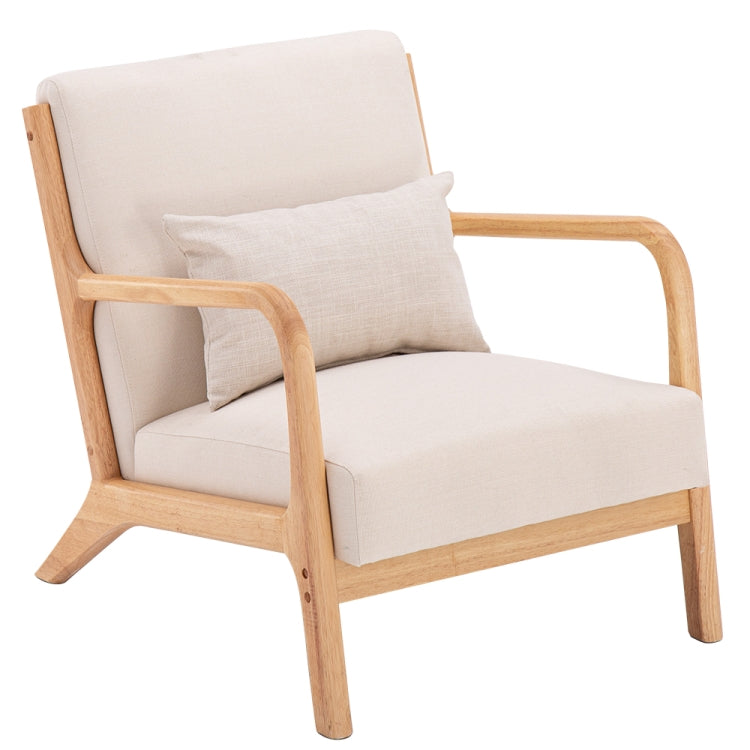 [US Warehouse] Fabric Chairs Single Sofa Chairs with Armrests, Size: 75 x 68 x 66cm