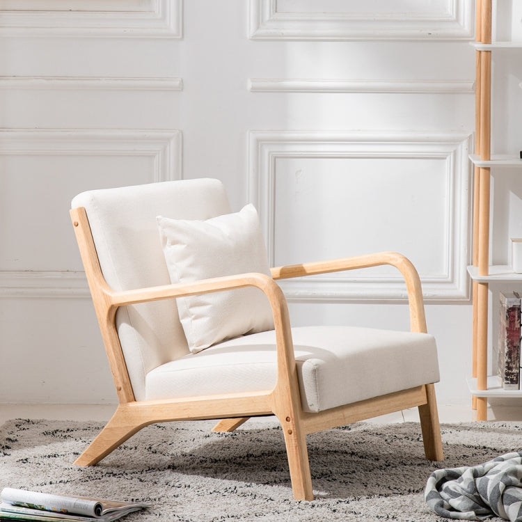 [US Warehouse] Fabric Chairs Single Sofa Chairs with Armrests, Size: 75 x 68 x 66cm