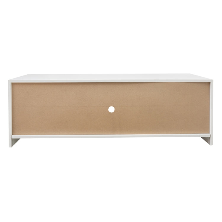 [US Warehouse] For 65-inch TV Screen Particle Board TV Cabinet with LED Light & Storage Shelfs & 2 Drawers, Size: 120 x 40 x 40cm