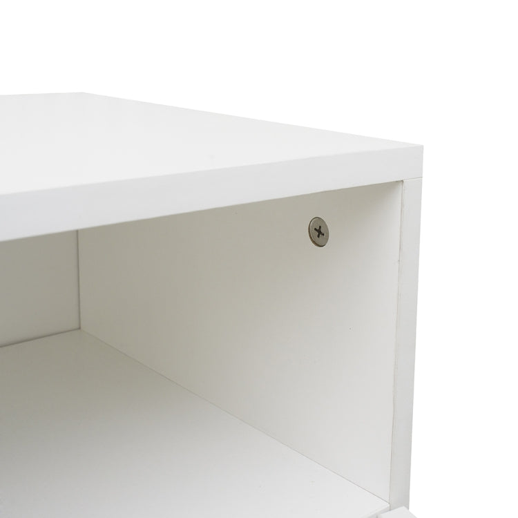 [US Warehouse] For 65-inch TV Screen Chipboard TV Cabinet with LED Light & Storage Shelfs & 2 Drawers, Size: 120 x 45 x 35cm
