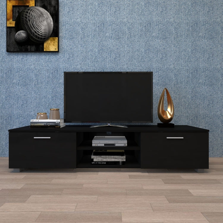 [US Warehouse] For 70-inch TV Screen Chipboard TV Cabinet with Storage Shelfs & 2 Drawers, Size: 160 x 40 x 36cm