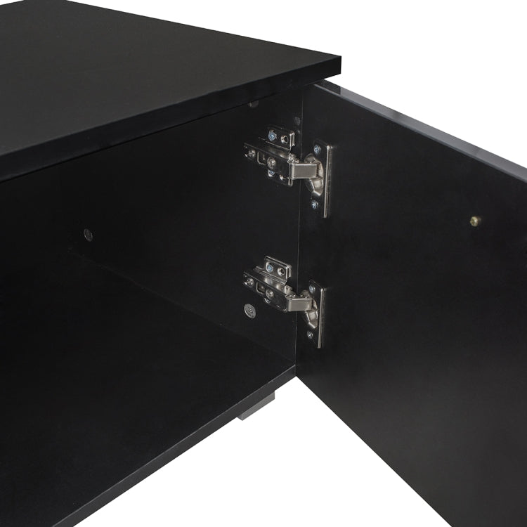 [US Warehouse] For 70-inch TV Screen Chipboard TV Cabinet with Storage Shelfs & 2 Drawers, Size: 160 x 40 x 36cm