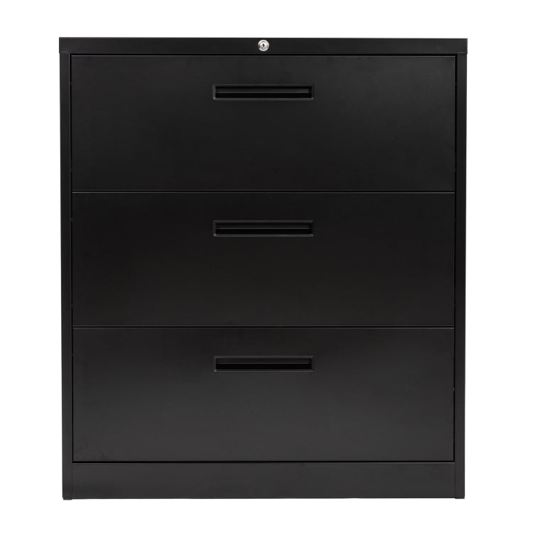 [US Warehouse] Heavy Duty Hanging Lateral Metal Storage Filing Cabinet with 3 Drawers