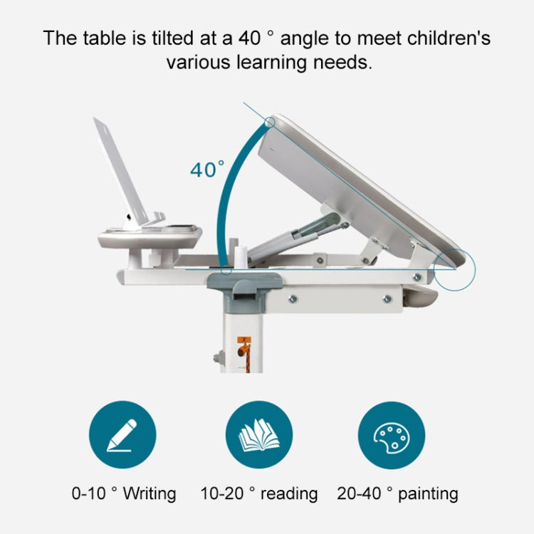 AU800(N) Multifunctional Lifting Plastic Children Study Table and Chair Set
