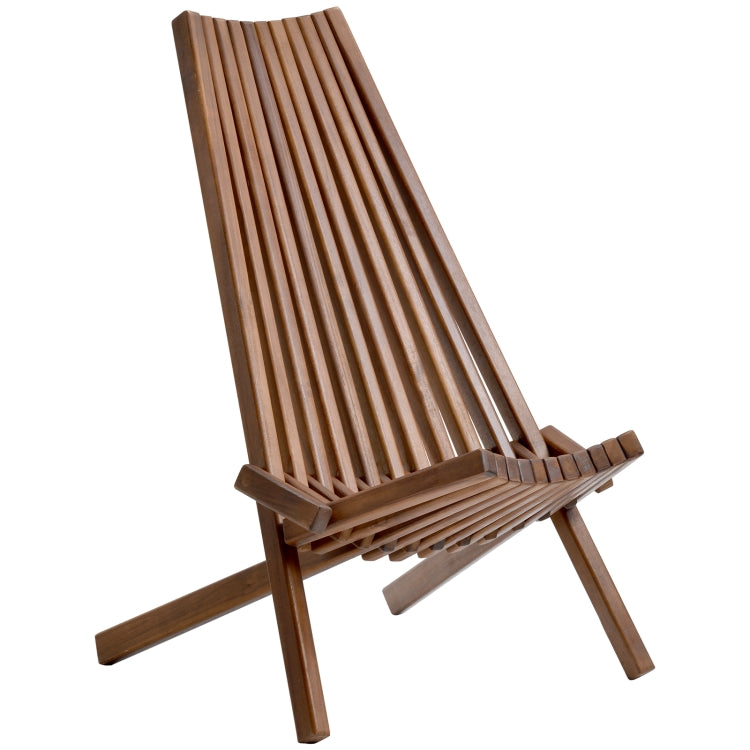 [US Warehouse] Household Folding Wooden High-back Chair, Size: 32.2 x 22.8 x 22.4 inch