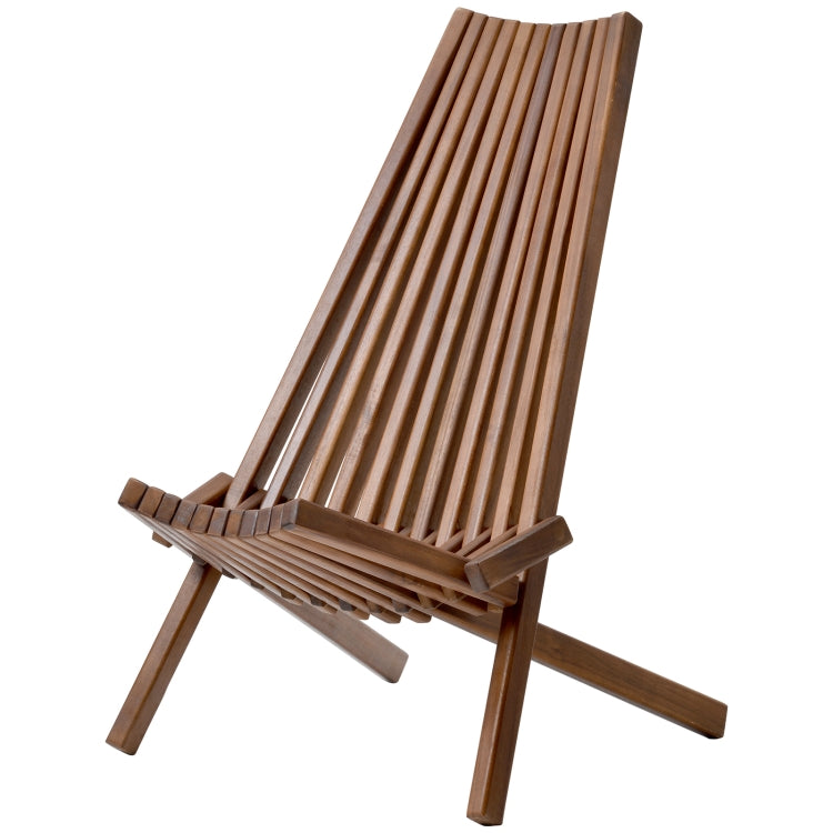 [US Warehouse] Household Folding Wooden High-back Chair, Size: 32.2 x 22.8 x 22.4 inch