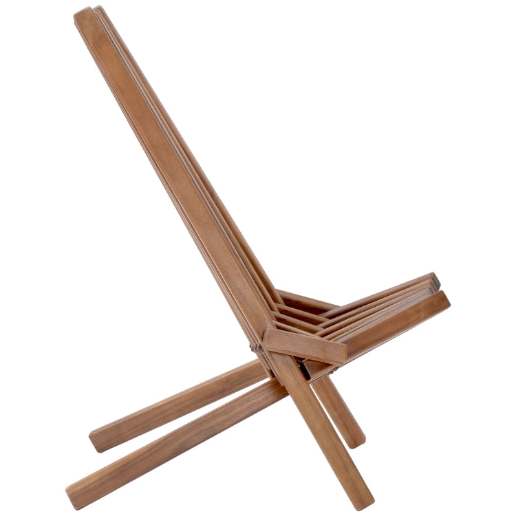 [US Warehouse] Household Folding Wooden High-back Chair, Size: 32.2 x 22.8 x 22.4 inch