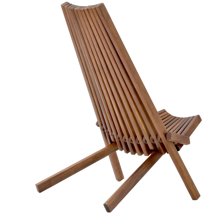 [US Warehouse] Household Folding Wooden High-back Chair, Size: 32.2 x 22.8 x 22.4 inch