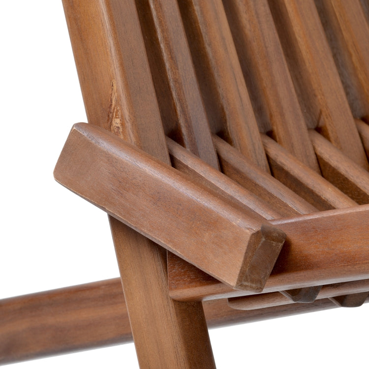 [US Warehouse] Household Folding Wooden High-back Chair, Size: 32.2 x 22.8 x 22.4 inch