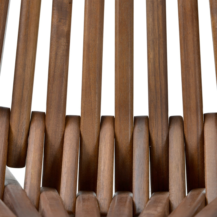 [US Warehouse] Household Folding Wooden High-back Chair, Size: 32.2 x 22.8 x 22.4 inch